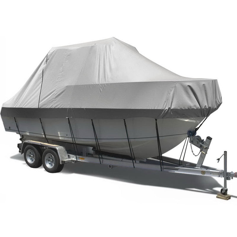 Load image into Gallery viewer, Seamanship 17-19ft Boat Cover Trailerable Jumbo 600D Marine Heavy Duty
