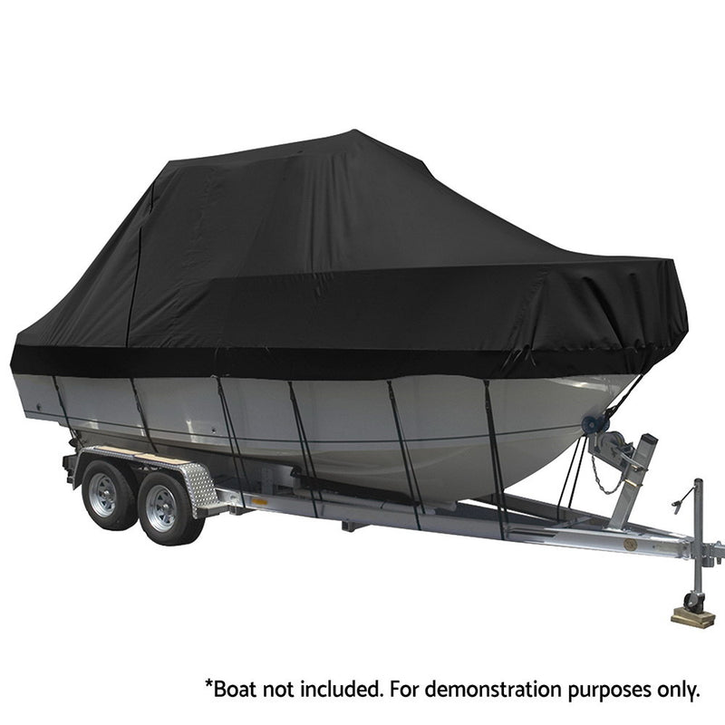 Load image into Gallery viewer, Seamanship Boat Cover 19-21ft Trailerable Jumbo Marine Grade Heavy Duty Black
