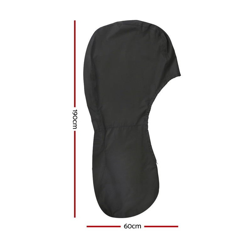 Load image into Gallery viewer, Seamanship Full Outboard Boat Motor Engine Cover Dust Rain Protection 100hp -150hp 600D Black

