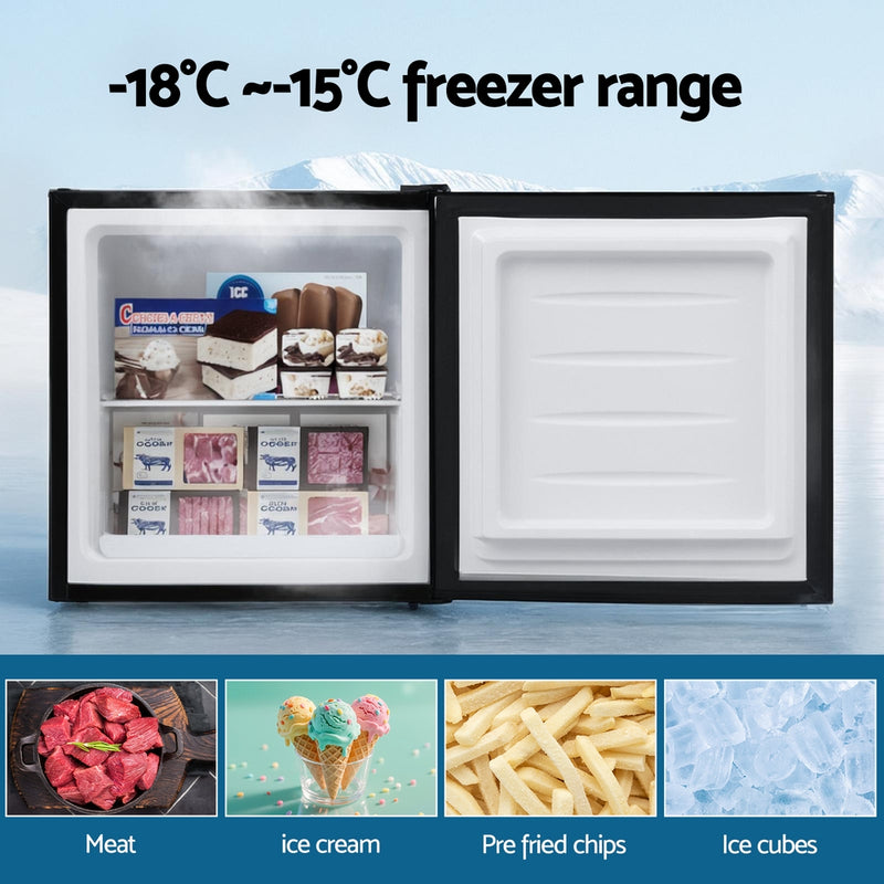 Load image into Gallery viewer, Devanti 31L Small Upright Freezer Vertical Freezer Black
