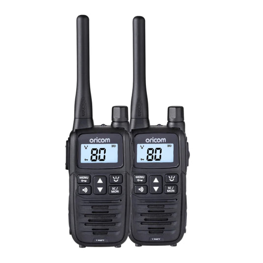 1 Watt Handheld UHF Radio Twin Pack
