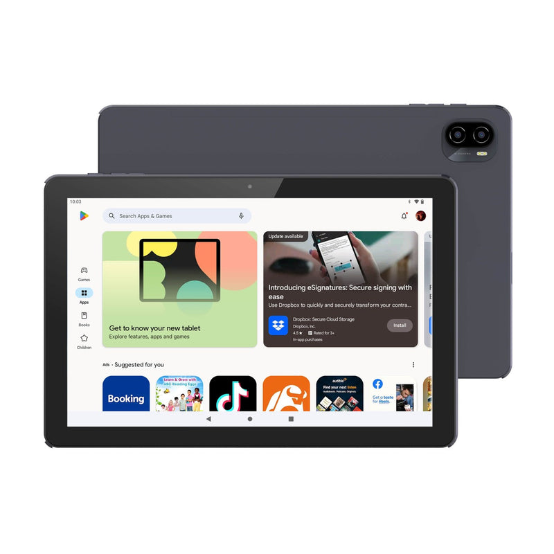 Load image into Gallery viewer, Laser 10in 4G Android Tablet with Case and Earbuds
