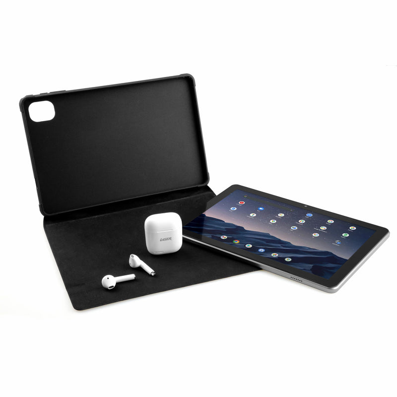 Load image into Gallery viewer, Laser 10in 4G Android Tablet with Case and Earbuds
