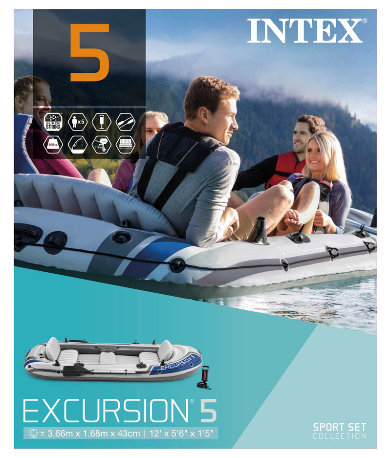 Load image into Gallery viewer, Intex Excursion 5 Boat Set 68325
