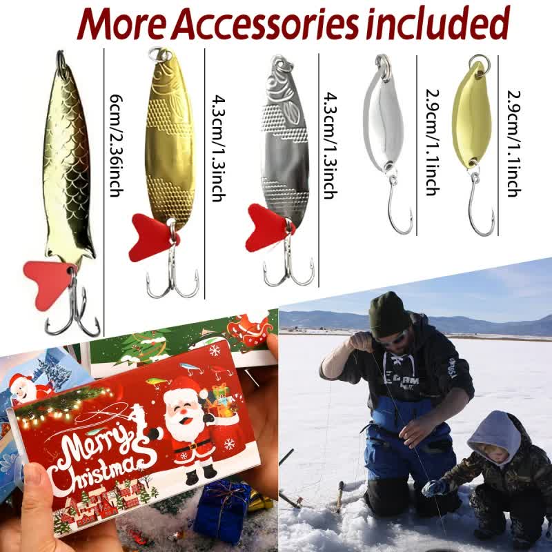 Load image into Gallery viewer, Fishing Lures Tackle Set for Fisher Men, Father, Granpa, Boys - 2025 Christmas Surprise Gift 78pcs
