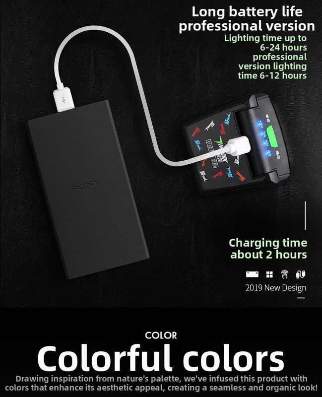 Load image into Gallery viewer, Outdoor sports products  Dew detection LED induction headlight, rechargeable strong light for night fishing
