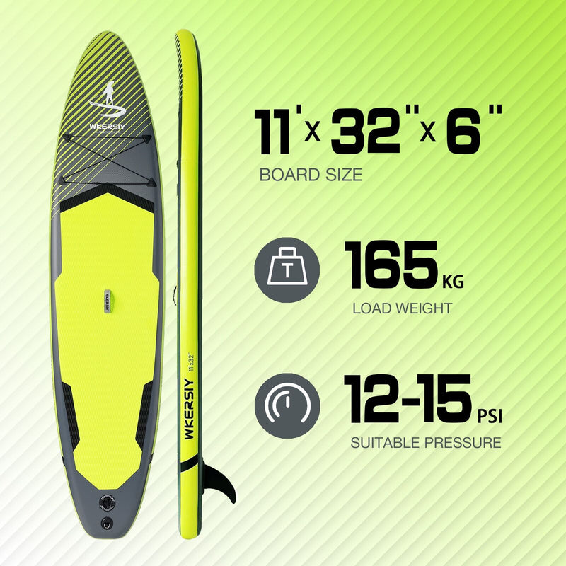 Load image into Gallery viewer, Inflatable vertical paddle set for water sports and surfing-including air pump, paddle, rope, backpack, fin box and maintenance tools.
