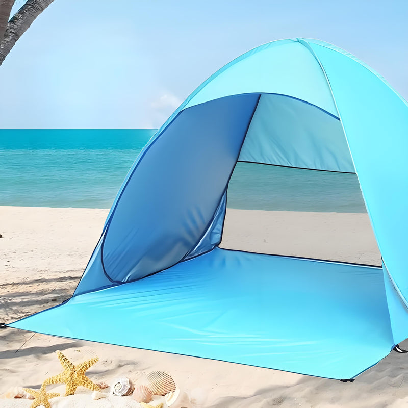 Load image into Gallery viewer, Pop Up Beach Tent: 3-4 Person UPF 50+ Sun Shelter with Carry Bag – Quick-Setup Shade for Beach/Camping(XL)
