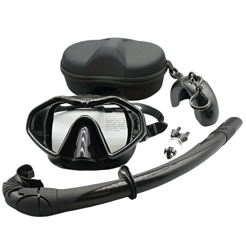 Load image into Gallery viewer, Adult Anti-Fog Snorkel Set with Dry Tube
