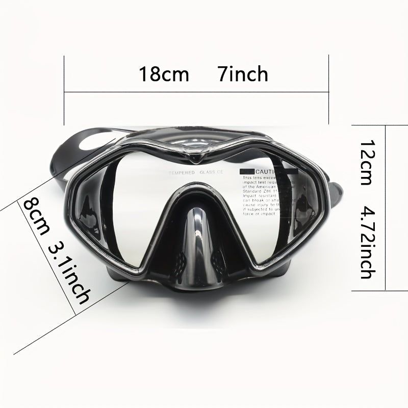 Load image into Gallery viewer, Adult Anti-Fog Snorkel Set with Dry Tube
