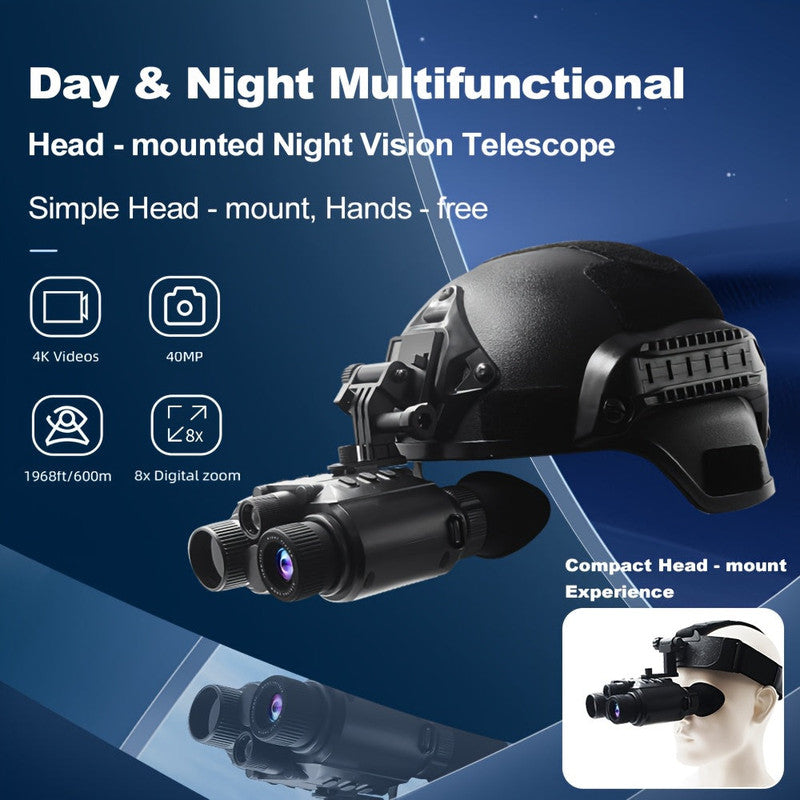 Load image into Gallery viewer, 4K Night Vision Goggles with 600m Range
