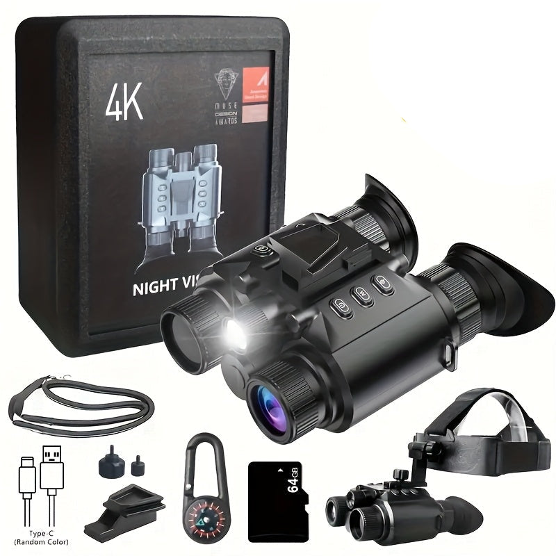 Load image into Gallery viewer, 4K Night Vision Goggles with 600m Range
