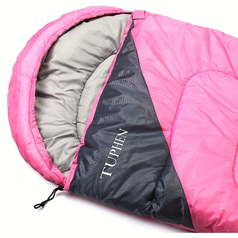 Load image into Gallery viewer, Rosy Four-Season Rectangular Sleeping Bag for Adults
