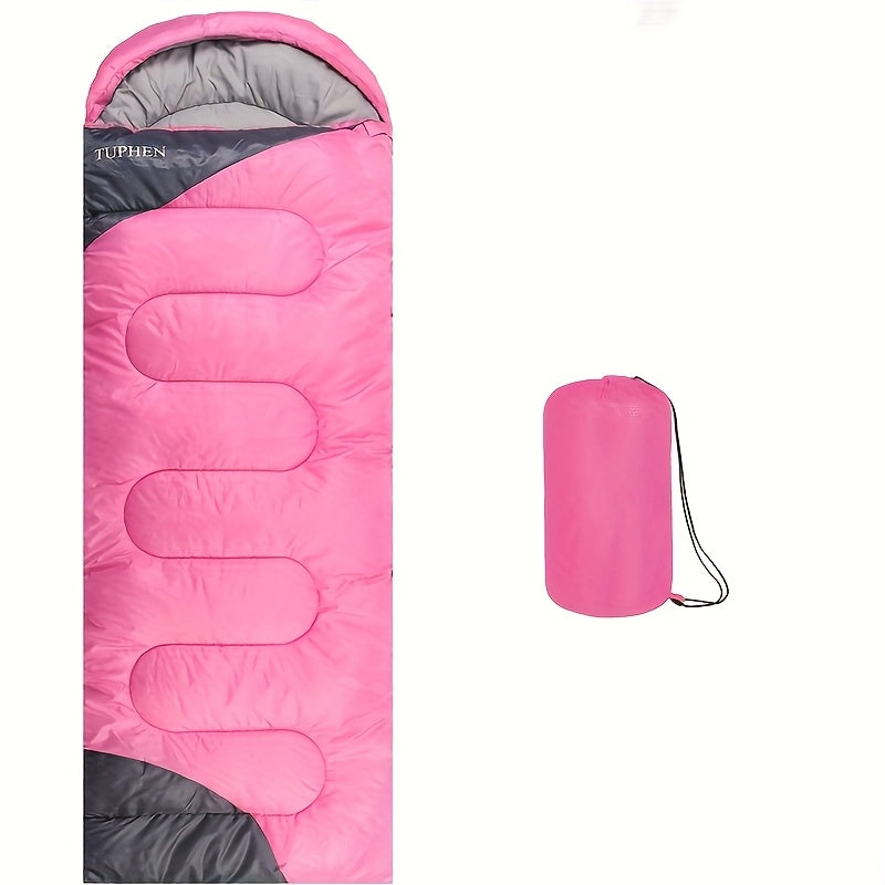 Load image into Gallery viewer, Rosy Four-Season Rectangular Sleeping Bag for Adults
