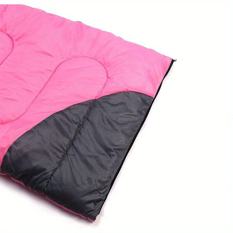 Load image into Gallery viewer, Rosy Four-Season Rectangular Sleeping Bag for Adults
