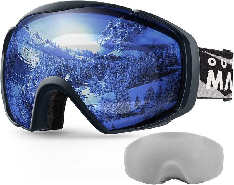 Load image into Gallery viewer, OutdoorMaster Ski Goggles with Cover Snowboard Snow Goggles OTG Anti-Fog -100% UV Protection-OM-18
