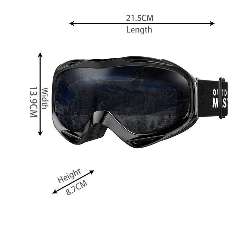 Load image into Gallery viewer, OutdoorMaster OTG Ski Goggles - Over Glasses Ski/Snowboard Goggles for Men, Women &amp; Youth - 100% UV Protection-OM-5
