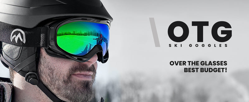 Load image into Gallery viewer, OutdoorMaster OTG Ski Goggles - Over Glasses Ski/Snowboard Goggles for Men, Women &amp; Youth - 100% UV Protection-OM-5
