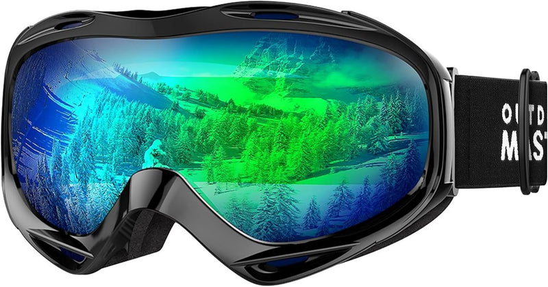 Load image into Gallery viewer, OutdoorMaster OTG Ski Goggles - Over Glasses Ski/Snowboard Goggles for Men, Women &amp; Youth - 100% UV Protection-OM-5
