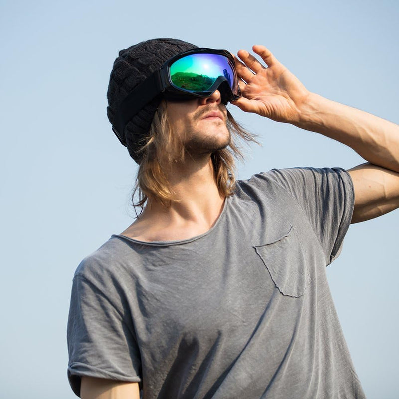 Load image into Gallery viewer, OutdoorMaster OTG Ski Goggles - Over Glasses Ski/Snowboard Goggles for Men, Women &amp; Youth - 100% UV Protection-OM-5
