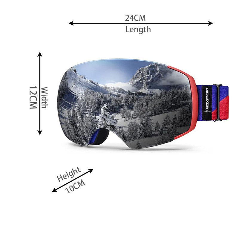 Load image into Gallery viewer, OutdoorMaster Ski Goggles PRO - Frameless, Interchangeable Lens 100% UV400 Protection Snow Goggles for Men &amp; Women-OM-2
