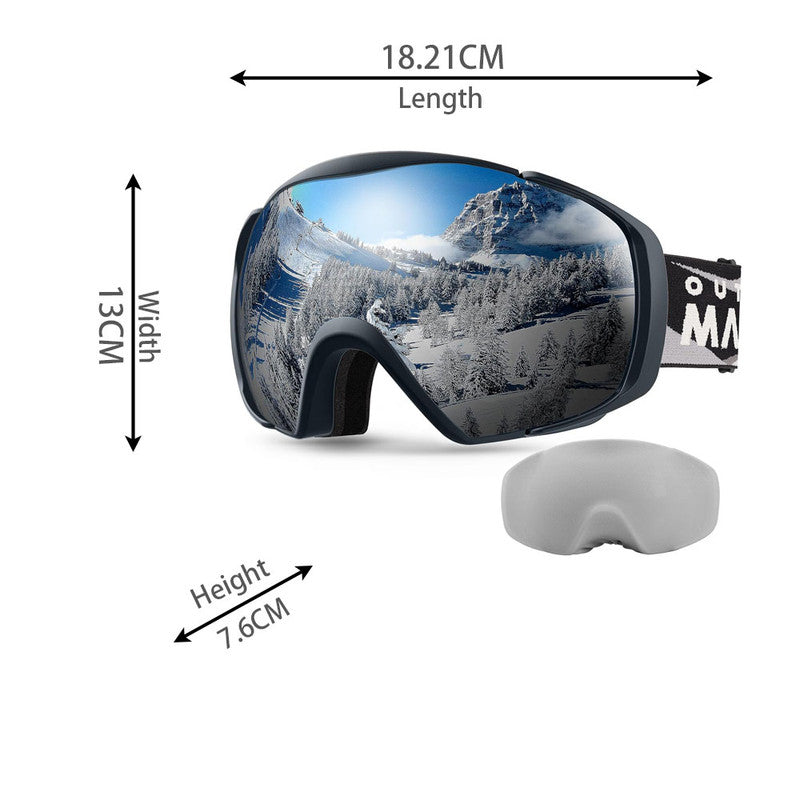Load image into Gallery viewer, OutdoorMaster Ski Goggles with Cover Snowboard Snow Goggles OTG Anti-Fog -100% UV Protection-OM-18
