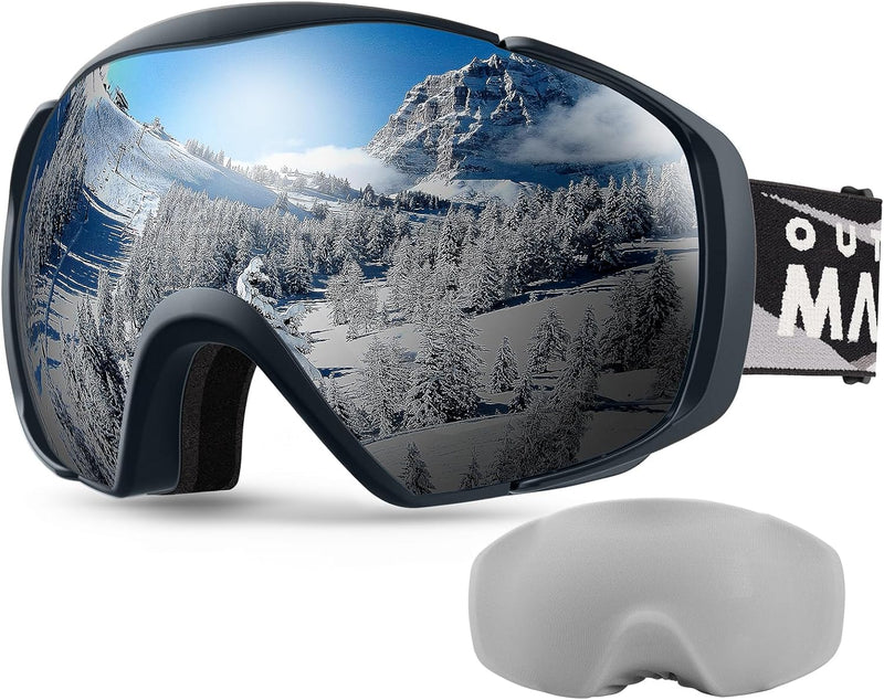 Load image into Gallery viewer, OutdoorMaster Ski Goggles with Cover Snowboard Snow Goggles OTG Anti-Fog -100% UV Protection-OM-18
