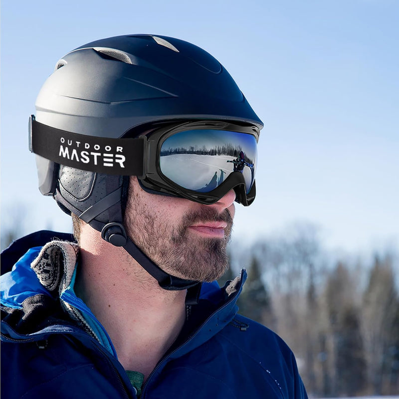Load image into Gallery viewer, OutdoorMaster OTG Ski Goggles - Over Glasses Ski/Snowboard Goggles for Men, Women &amp; Youth - 100% UV Protection-OM-5
