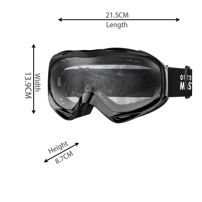 Load image into Gallery viewer, OutdoorMaster OTG Ski Goggles - Over Glasses Ski/Snowboard Goggles for Men, Women &amp; Youth - 100% UV Protection-OM-5
