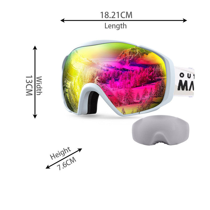 Load image into Gallery viewer, OutdoorMaster Ski Goggles with Cover Snowboard Snow Goggles OTG Anti-Fog -100% UV Protection-OM-18
