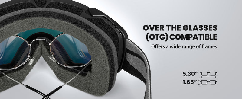 Load image into Gallery viewer, OutdoorMaster Ski Goggles with Cover Snowboard Snow Goggles OTG Anti-Fog -100% UV Protection-OM-18
