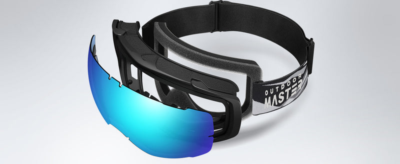 Load image into Gallery viewer, OutdoorMaster Ski Goggles with Cover Snowboard Snow Goggles OTG Anti-Fog -100% UV Protection-OM-18
