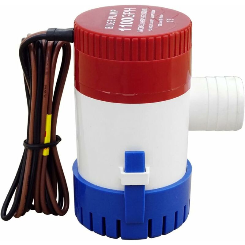 Load image into Gallery viewer, Marine Electric Bilge Pump 1100Gph 12V For Boat Caravan Rv Submersible Non-Automatic

