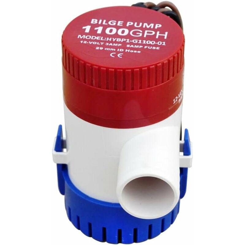 Load image into Gallery viewer, Marine Electric Bilge Pump 1100Gph 12V For Boat Caravan Rv Submersible Non-Automatic
