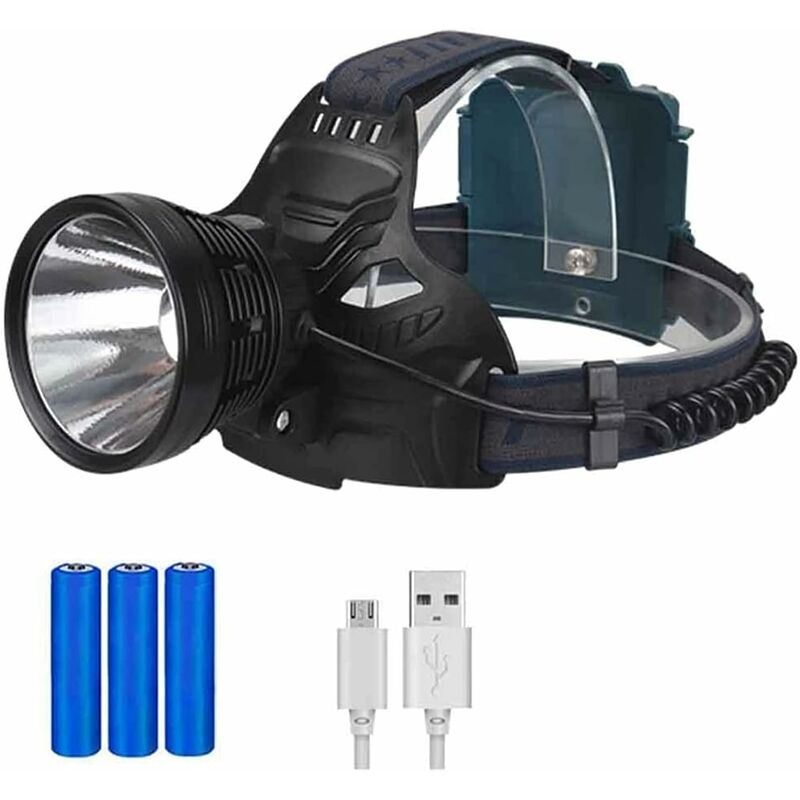 Load image into Gallery viewer, Rechargeable LED Headlamp For Adults, Ipx5 Waterproof Usb Rechargeable Headlamp For Camping, Running, Hunting
