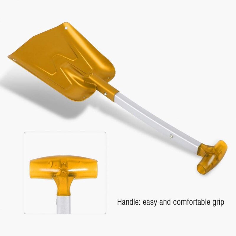Load image into Gallery viewer, Snow Shovel, Comfortable Handle, Telescopic Snow Shovel Extension, Delicate Texture For Outdoor(Gold)
