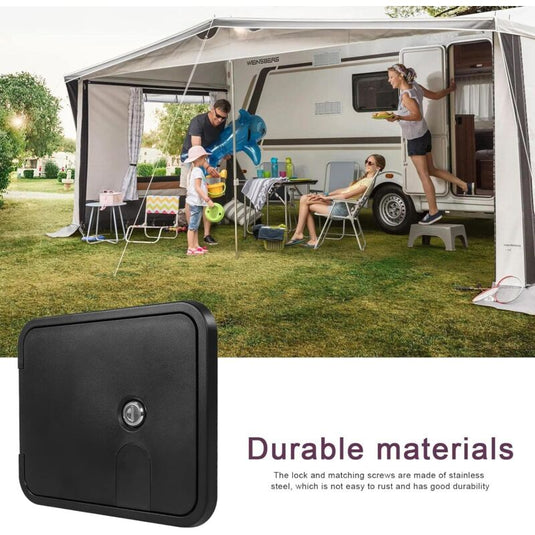 Rv Cable Hatch, Replacement Parts Rv Access Panel Accessories Waterproof - Lock For Converting A Camper Trailer,