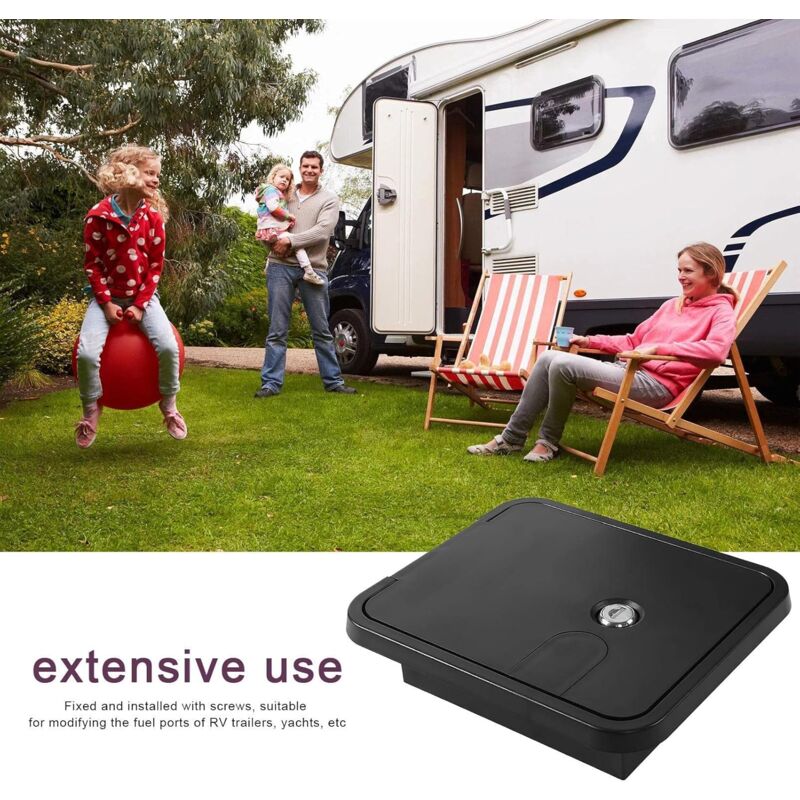 Load image into Gallery viewer, Rv Cable Hatch, Replacement Parts Rv Access Panel Accessories Waterproof - Lock For Converting A Camper Trailer,
