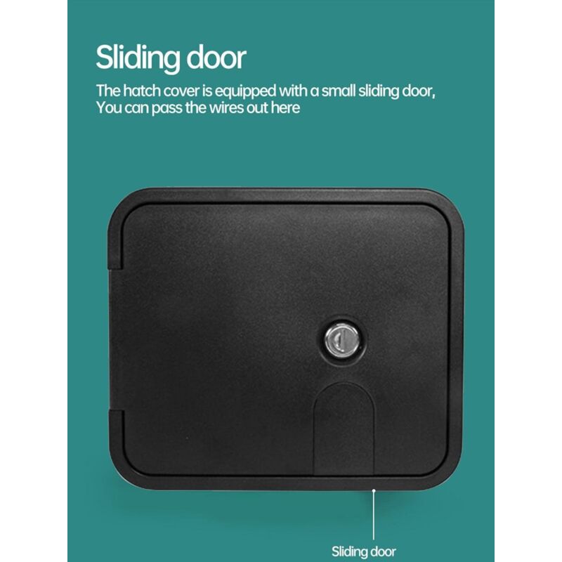 Load image into Gallery viewer, Rv Cable Hatch, Replacement Parts Rv Access Panel Accessories Waterproof - Lock For Converting A Camper Trailer,
