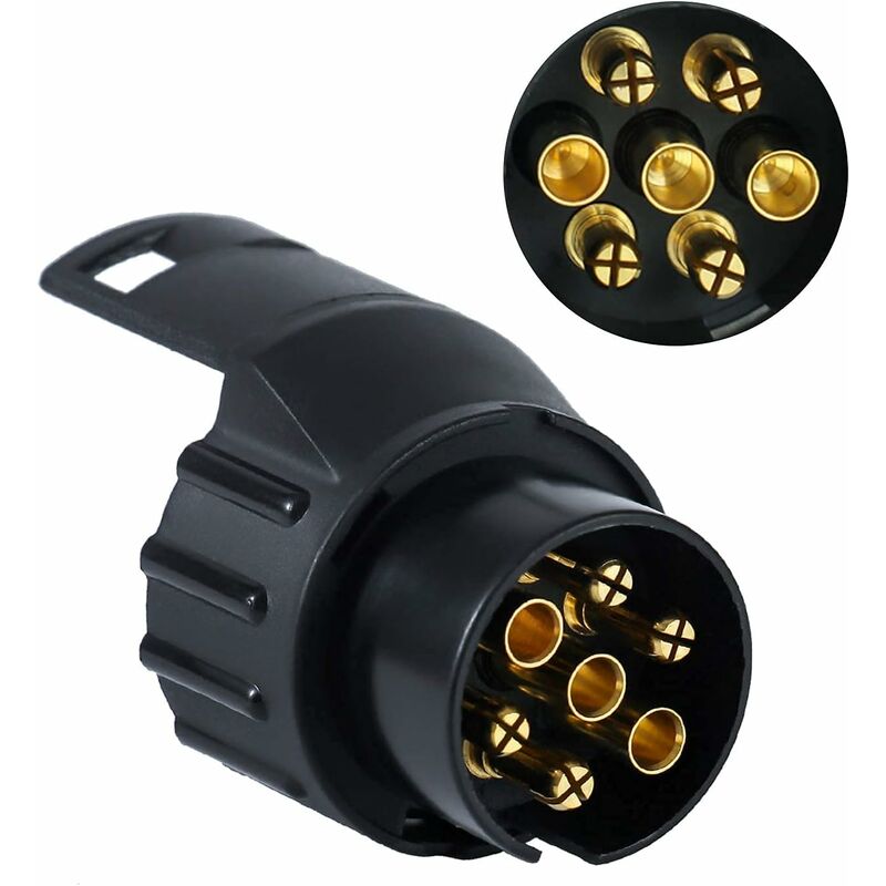 Load image into Gallery viewer, Trailer Plug Socket Adaptor,13 To 7 Trailer Towing Socket Adaptor For Trailer Truck Caravan Wagon
