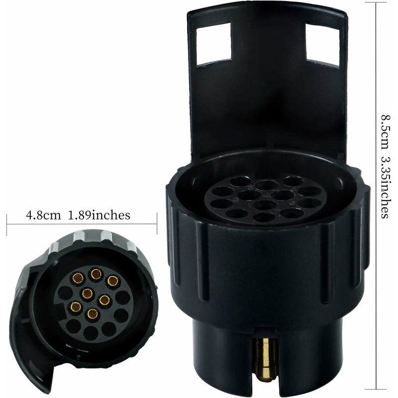 Load image into Gallery viewer, Trailer Plug Socket Adaptor,13 To 7 Trailer Towing Socket Adaptor For Trailer Truck Caravan Wagon
