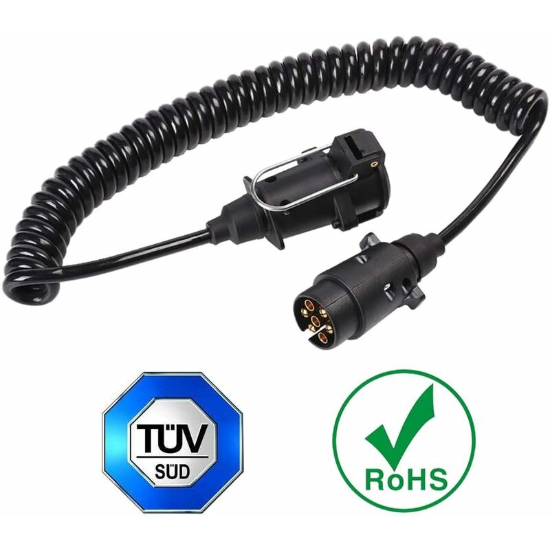 Load image into Gallery viewer, 7 Pin Trailer Socket And Plug With 2M Extension Cable Connector For Towing Hitch Caravan Vehicle Truck Accessories 7
