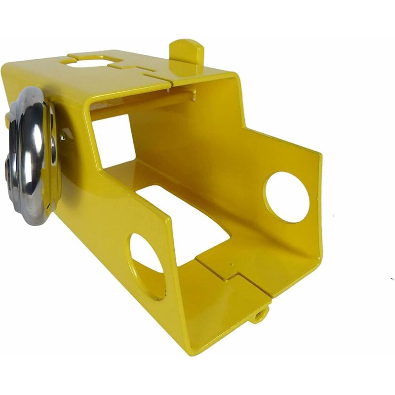 Load image into Gallery viewer, Heavy Duty Steel Caravan/Trailer Hitch Lock With Padlock
