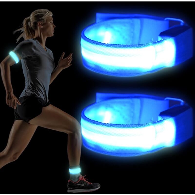 Load image into Gallery viewer, LED Reflective Arm Band Safety Bracelet Luminous Wristbands Waterproof Light Band Night Safety Reflective Strap For
