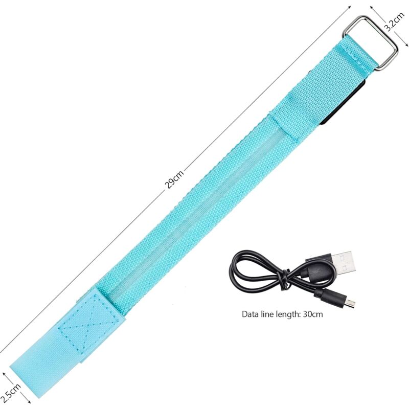 Load image into Gallery viewer, LED Reflective Arm Band Safety Bracelet Luminous Wristbands Waterproof Light Band Night Safety Reflective Strap For

