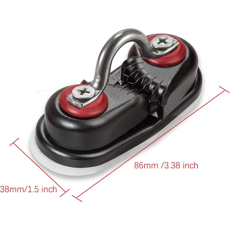 Load image into Gallery viewer, ROpe Cleats, Ball Bearing Quick Entry Cam Cleats For Line Sizes Up To 5/8 Inch, Dinghy Accessories
