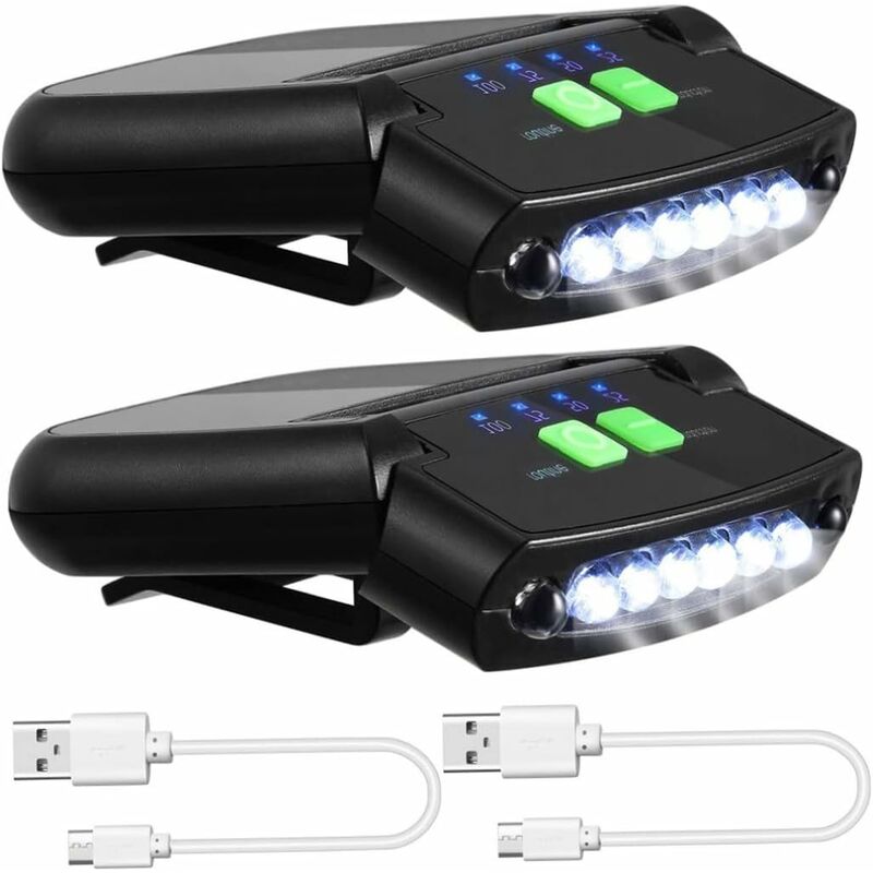 Load image into Gallery viewer, LED Clip Light Headlamp
