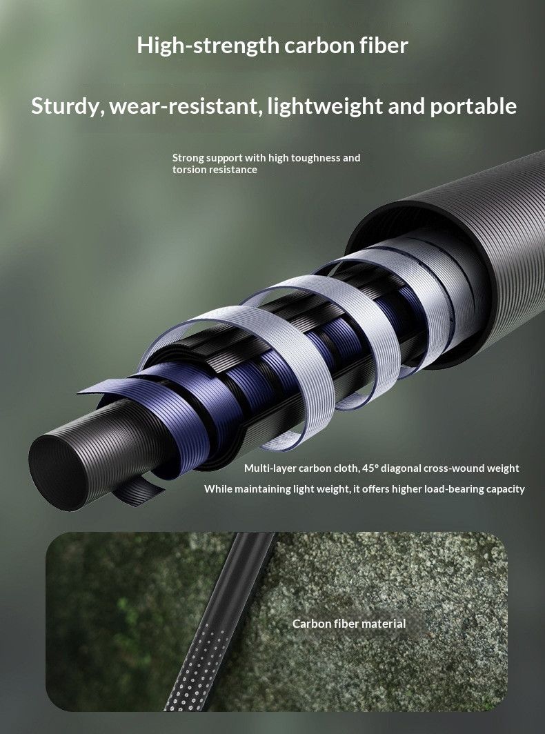 Load image into Gallery viewer, CarbonFiberTelescopicPole-ForHeightsUnder190cm
