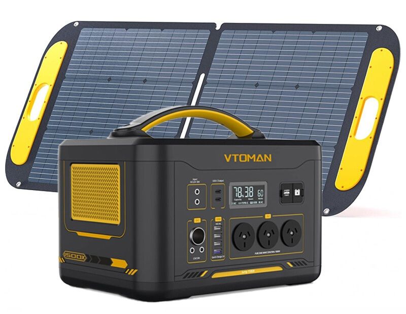 Load image into Gallery viewer, Jump 1000 1000W 1408Wh Power Station + 110W Solar Panel
