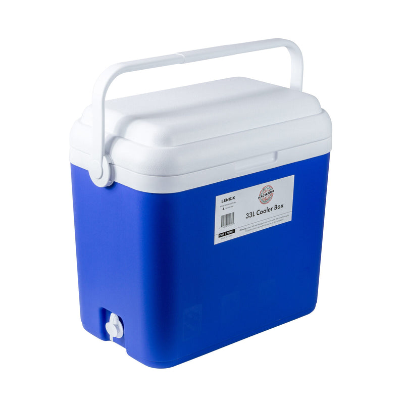Load image into Gallery viewer, 33L Portable Cooler Box Ice Chest for Picnic, Camping, Fishing, Caravan
